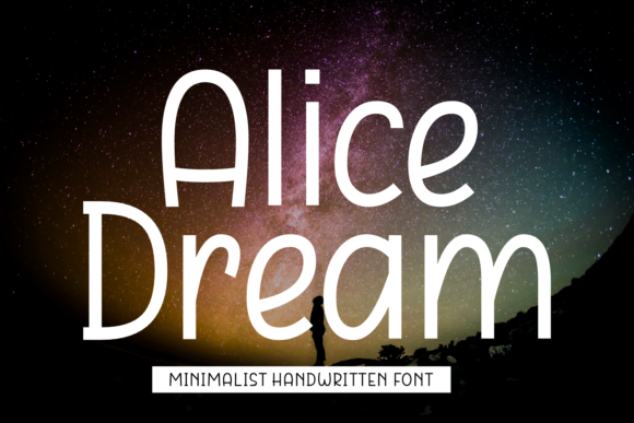 Alice Dream: A Cool Handwritten Font for Crafters