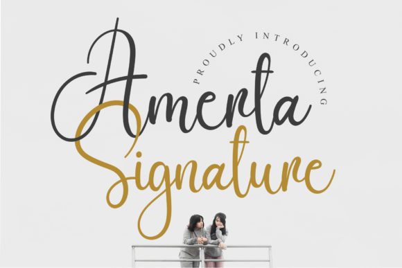 Amerta Signature: The Elegant Script Font for Campaigns