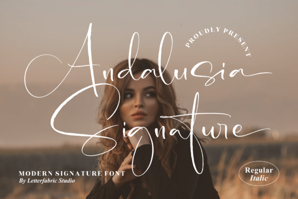 Andalusia Signature: A Premium Handwritten Font for Editorial Design