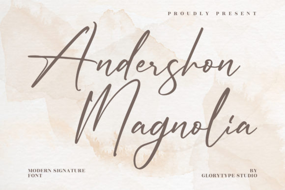 Andershon Magnolia: The Handwritten Font for Campaigns