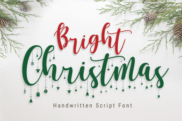 Bright Christmas: An Elegant Script Font for Editorial Design