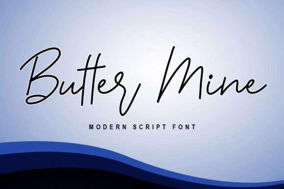 Butter Mine: The Handwritten Font for Your Brand