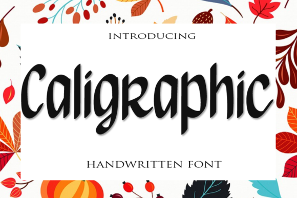 Calligraphic: A Casual Handwritten Font for Crafters