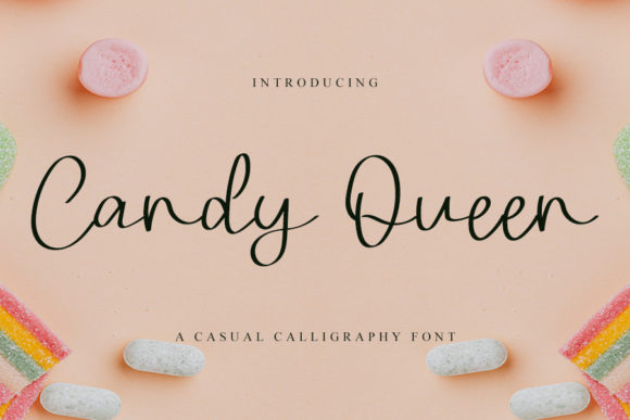 Candy Queen: A Premium Script Font for Web Design