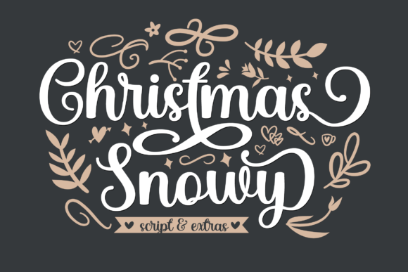 Christmas Snowy: The Elegant Script Font for Campaigns