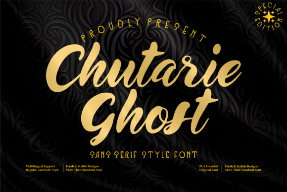 Chutarie Ghost: A Dainty Script Font for Crafters