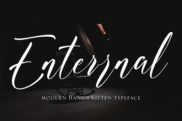 Enterrnal: A Refined Script Font for Editorial Design