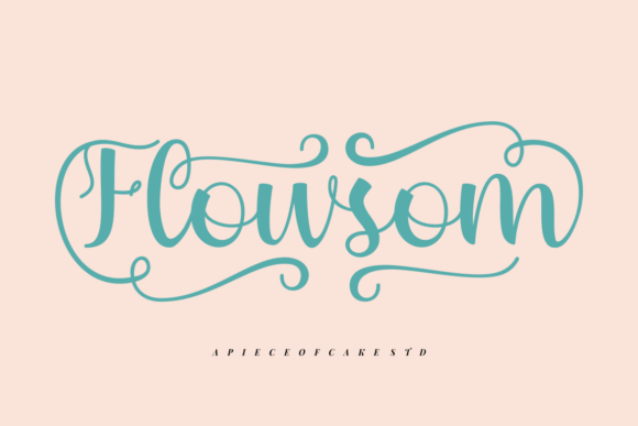 Flowsom: A Premium Script Font for Campaigns
