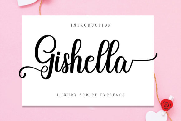 Gishella: A Graceful Script Font for Editorial Design