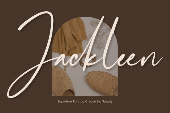 Jackleen Signature: The Elegant Script Font for Marketers