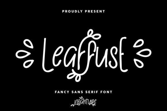 Leaffuse: A Chic Handwritten Font for Small Brands