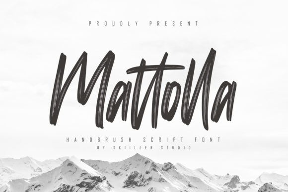Mattolla: The Elegant Script Font for Makers