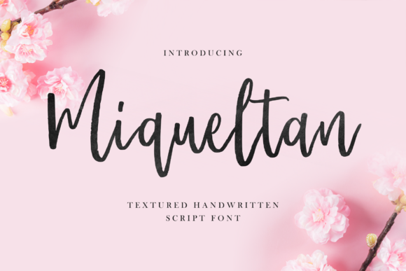 Miqueltan: A Bold Handwritten Font for Editorial Design