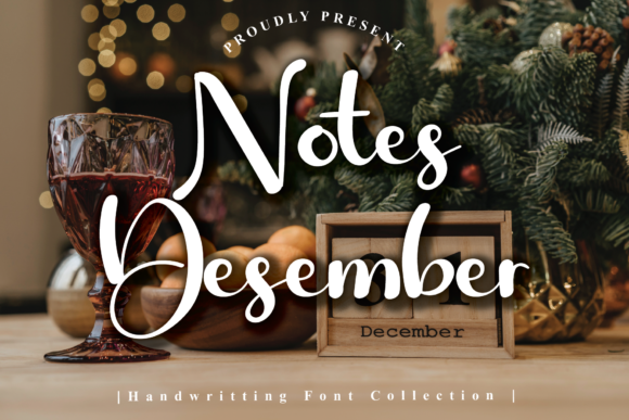 Notes December: A Script Font for Business Branding