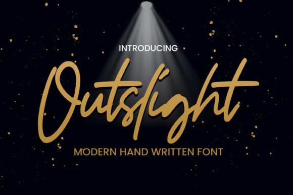 Outslight: A Premium Script Typeface for Editorial Design