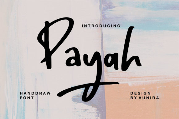 Payah: The Elegant Script Font for Crafters