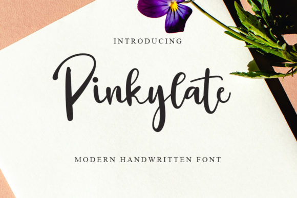 Pinkylate: A Chic Handwritten Font for Branding