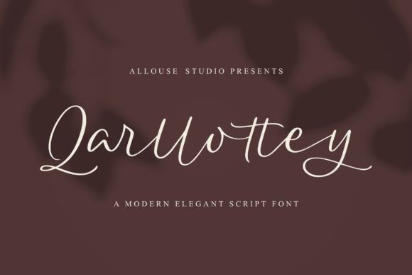 Qarllottey: The Elegant Script Font for Makers