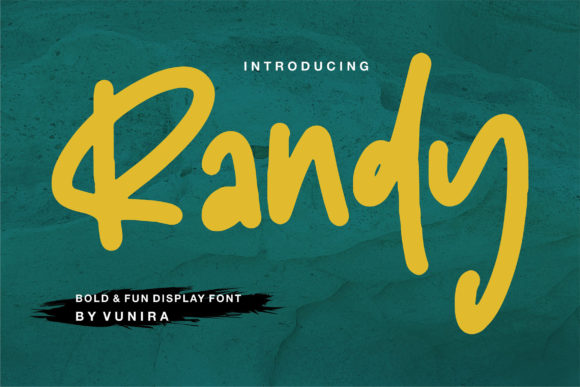 Randy: The Handwritten Font for Authentic Branding