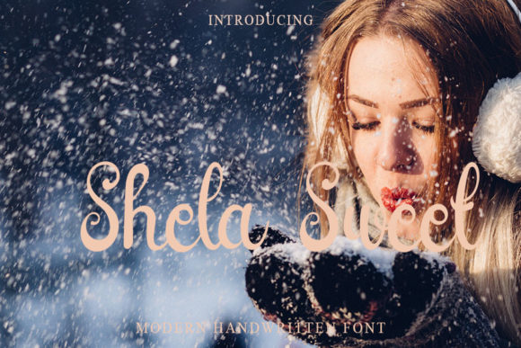 Shela Sweet: A Handwritten Font for Elegant Editorial Design