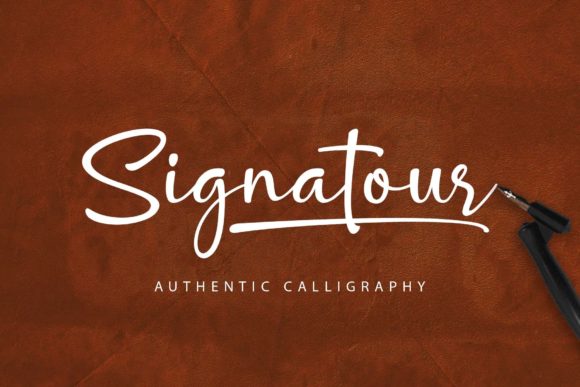 Signatour: A Premium Script Font for Web Design