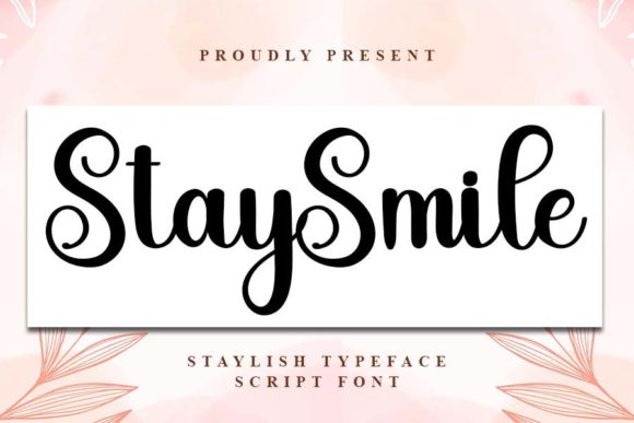 Stay Smile: A Handwritten Font for Editorial Elegance