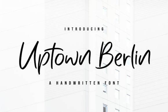 Uptown Berlin: A Delicate Script Font for Web Design
